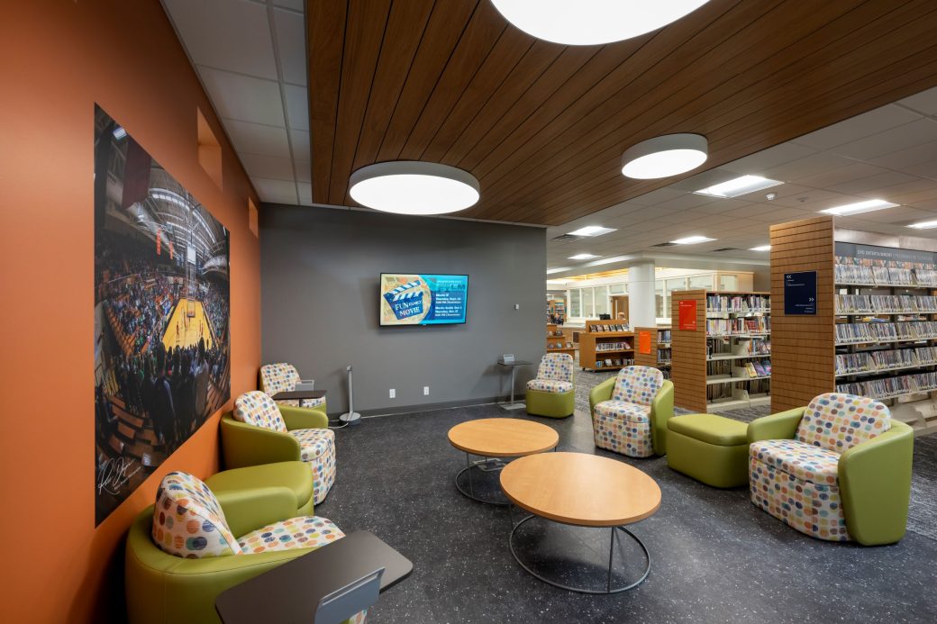 lounge nook in library