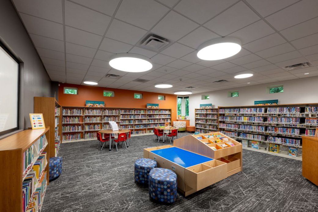 children's section of library 2