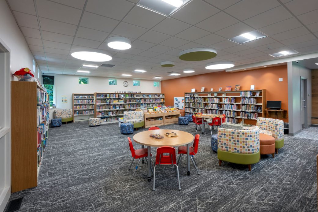 children's area in library